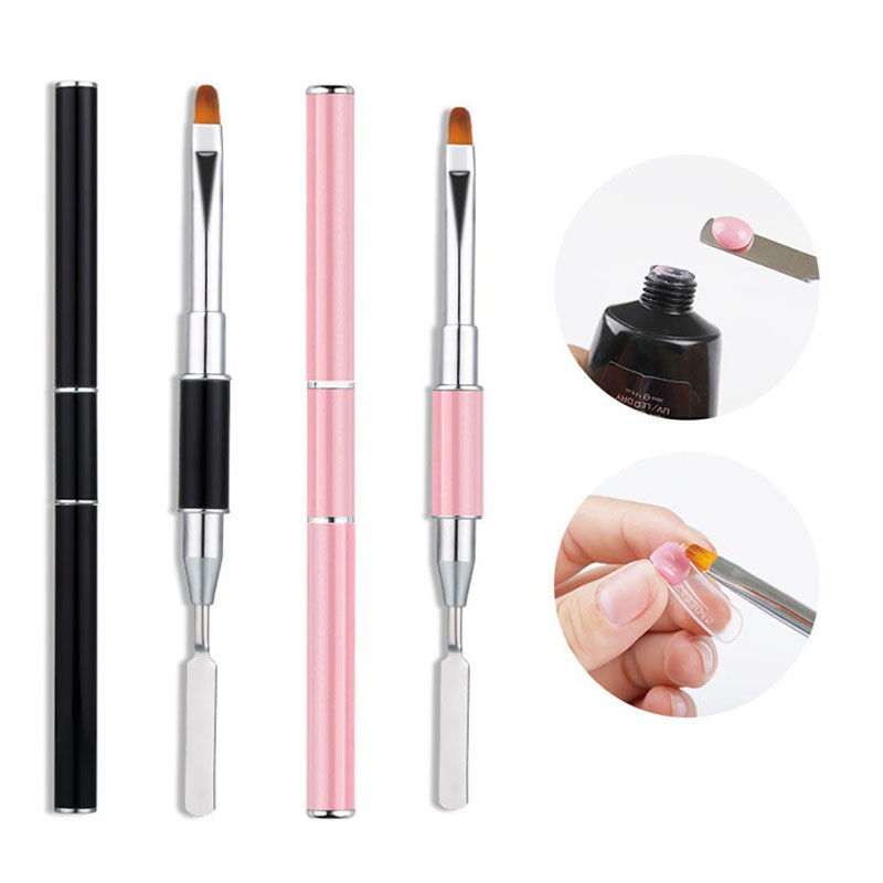 Nail Fan Brush - 새로운 1/3개 네일 아트 브러쉬 얇은