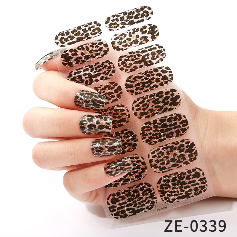 Nail Art Leopard - 16가지 팁 새로운 레오파드 프린트 그라데이션