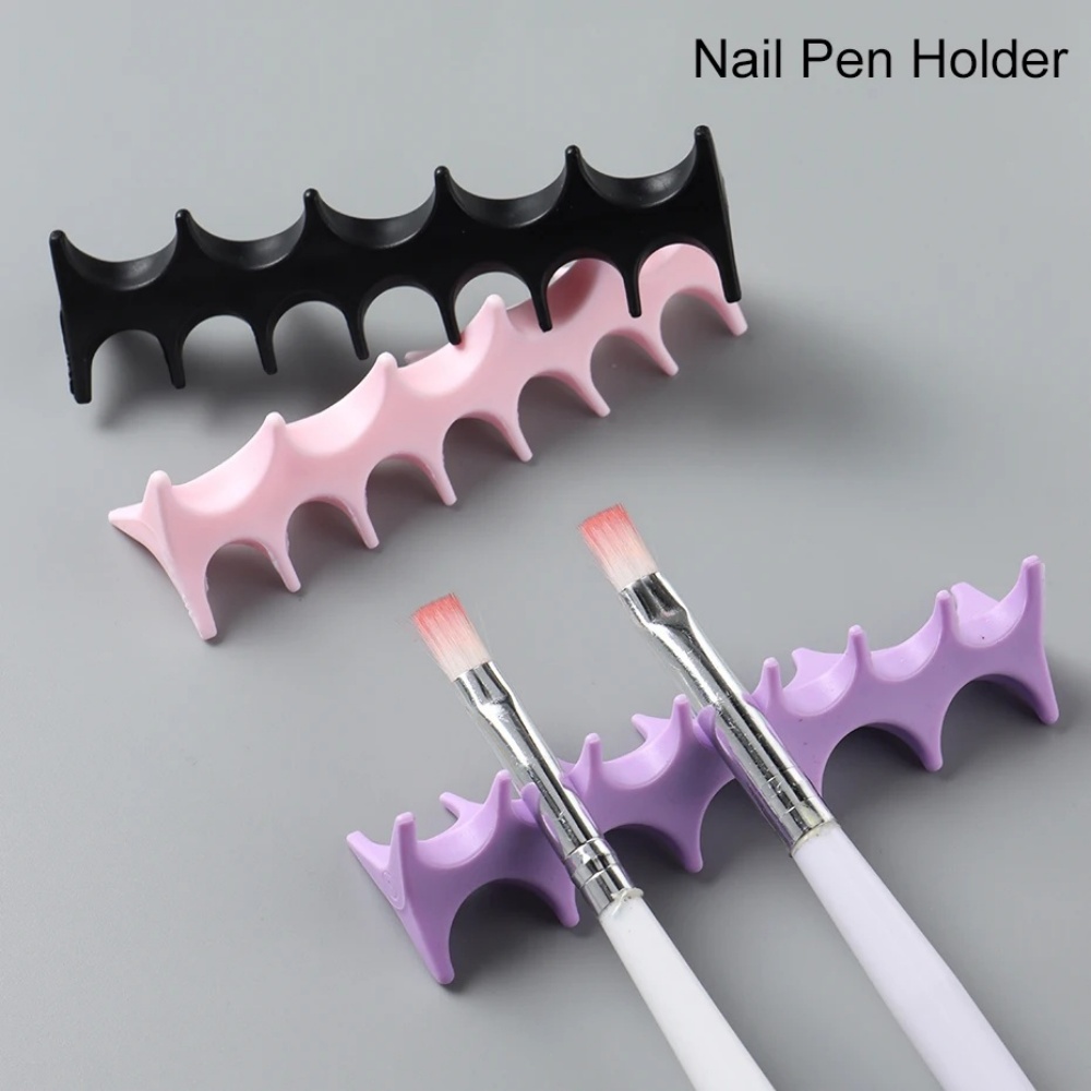 실리콘 네일 아트 펜 홀더 UV 젤 브러쉬 디스플레이  - Nail Fan Brush 리뷰 및 가격