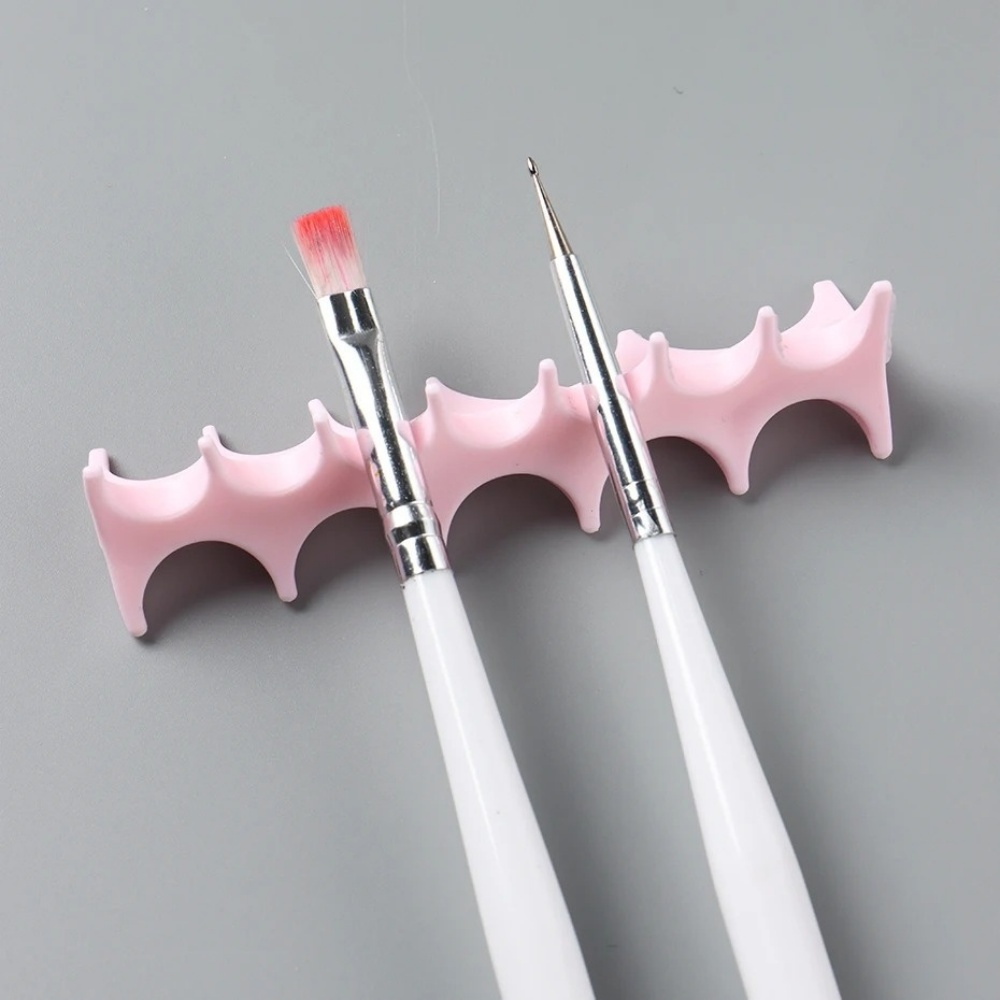 실리콘 네일 아트 펜 홀더 UV 젤 브러쉬 디스플레이  - Nail Fan Brush 리뷰 및 가격