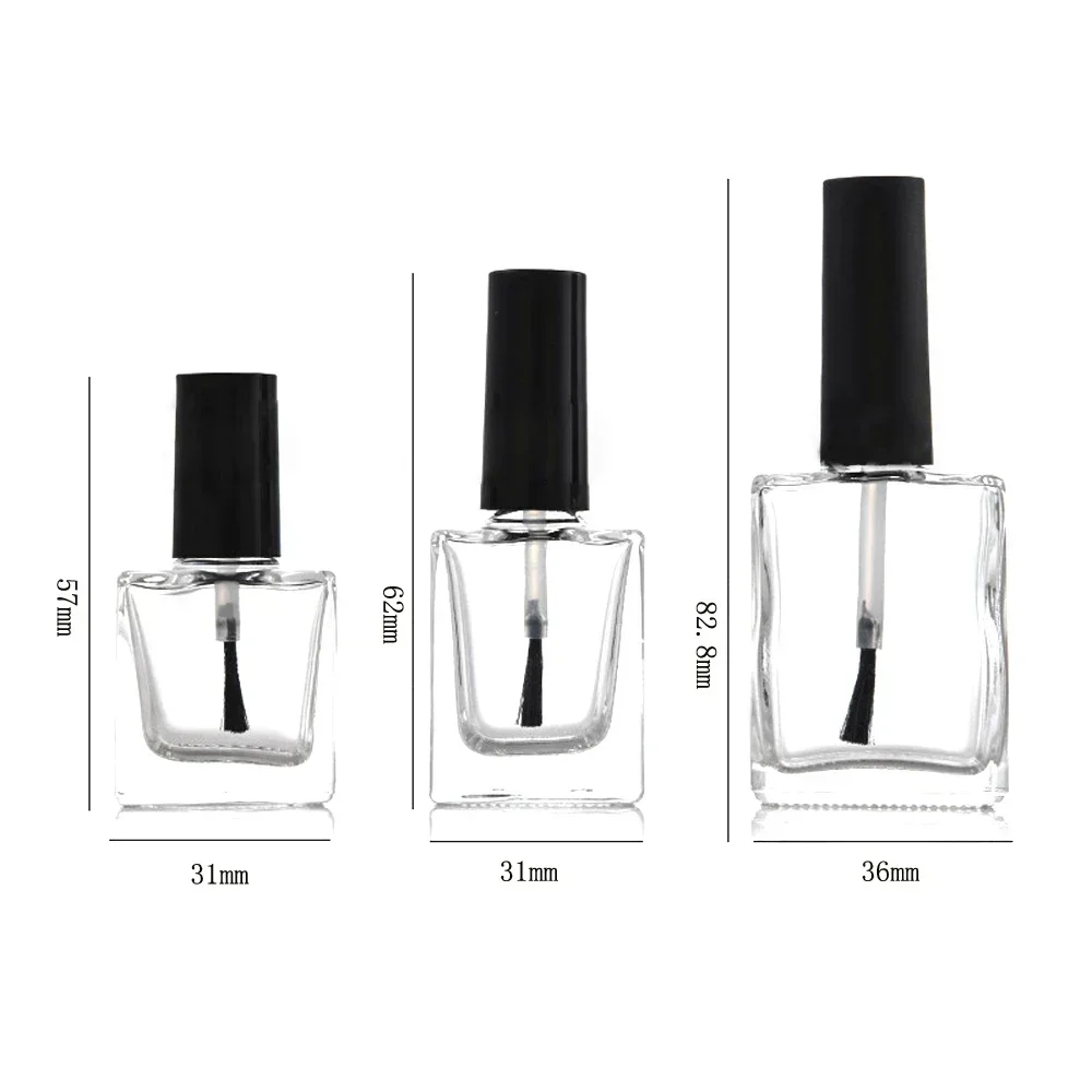 5Pcs 5ml/10ml/15ml 빈 미니 유리 매니큐 - Nail Fan Brush 리뷰 및 가격
