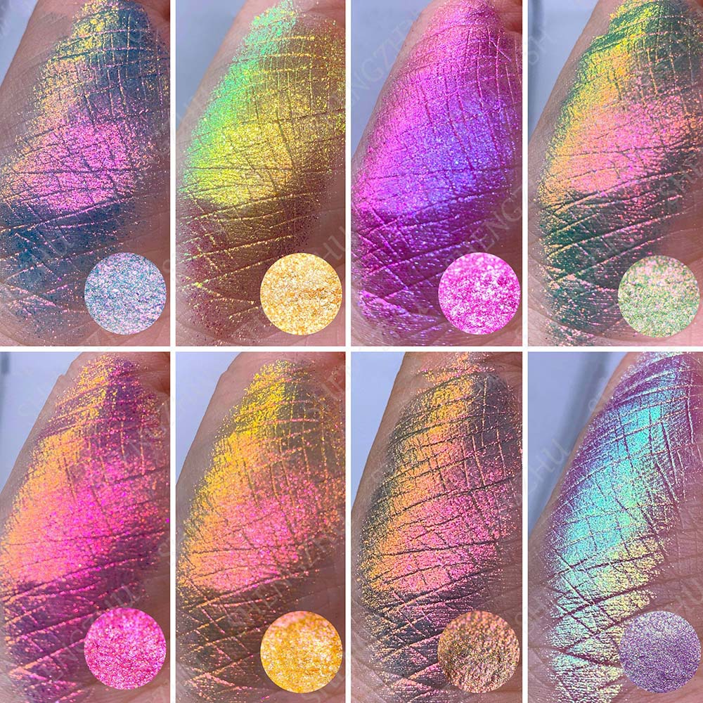 1/6병 홀로그램 카멜레온 크롬 네일 글리터 파우더 초 - Nail Glitter Chrome 리뷰 및 가격