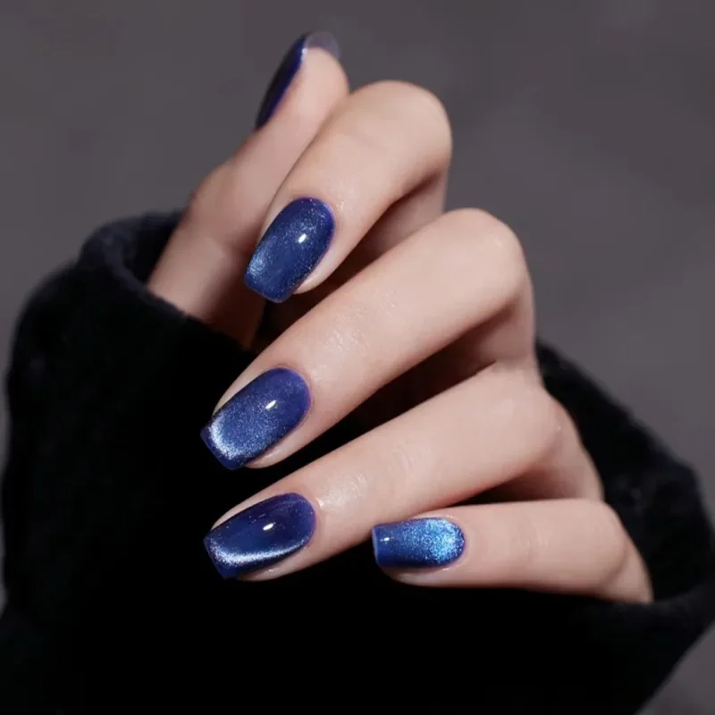 고양이 눈 손톱 전체 세트 도구 포함 가짜 손톱, 짧은 - Nail Art Press On 리뷰 및 가격