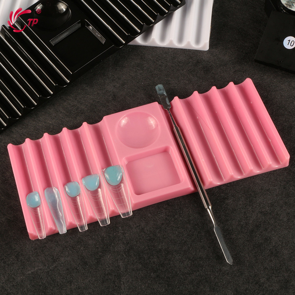 TP 듀얼 폼 홀더 플라스틱 펜 스탠드 네일 아트 도구 - Nail Fan Brush 리뷰 및 가격