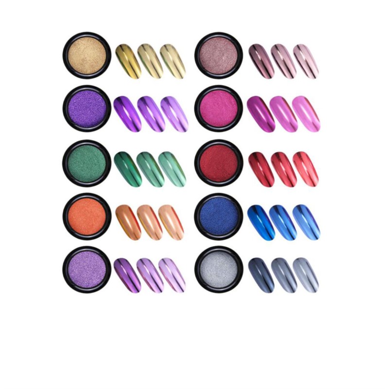 네일 글리터 미러 파우더, 크롬 더스트 네일 아트 안료 - Nail Glitter Chrome 리뷰 및 가격