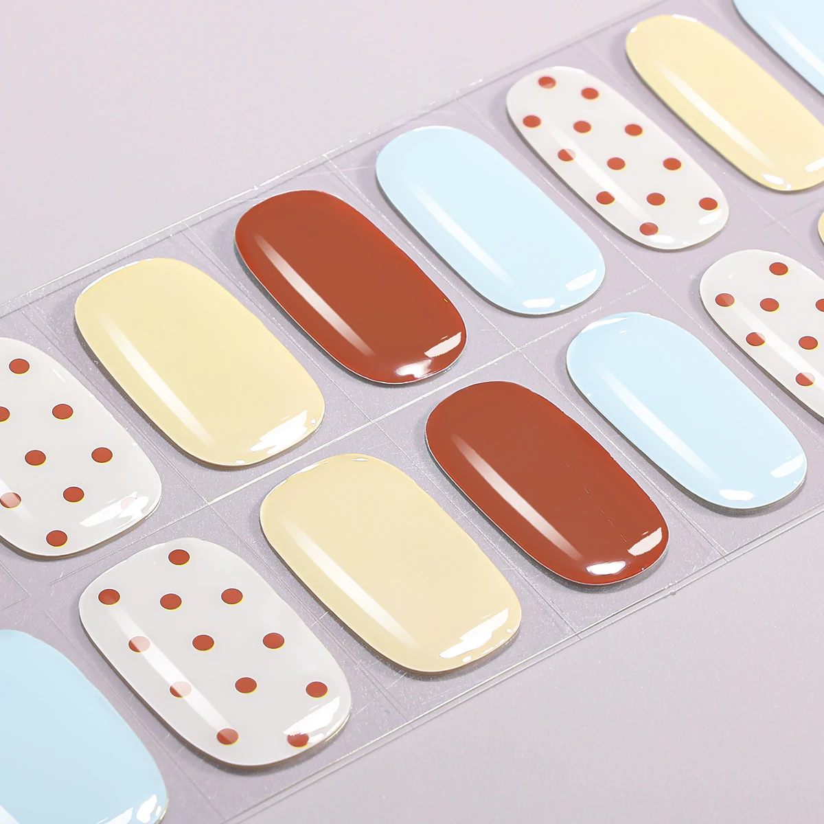 16팁 프렌치 세미 큐어드 젤 네일 스트립 레오파드 프 - Nail Art Leopard 리뷰 및 가격