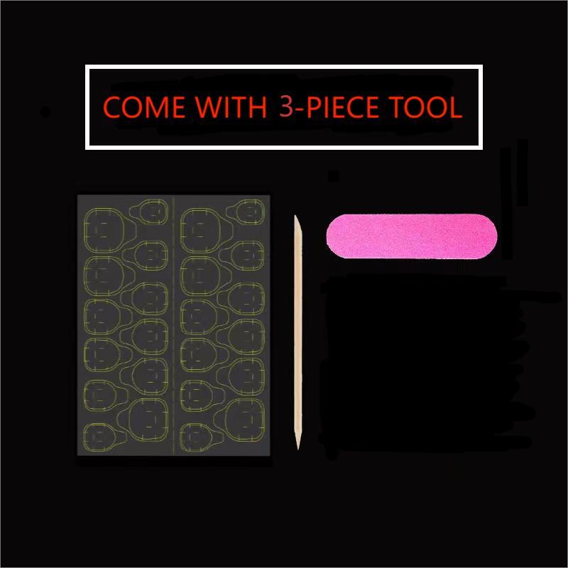10개입 럭셔리 핸드메이드 프레스온 네일, 덕빌 타입  - Nail Adhesive Tab 리뷰 및 가격