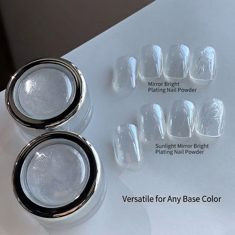 고광택 달빛 펄 화이트 미러 크롬 네일 파우더 투명 매 - Nail Glitter Chrome 리뷰 및 가격
