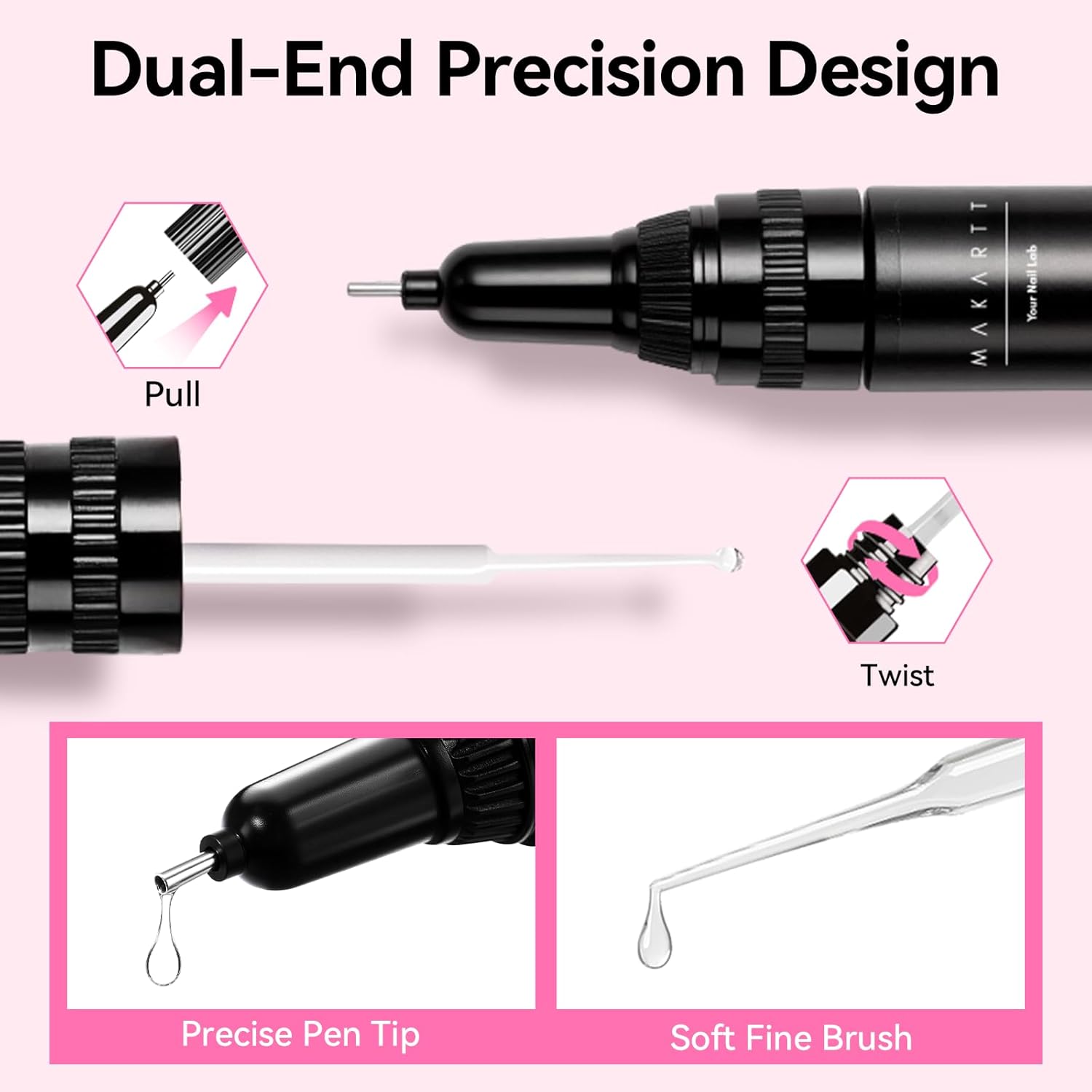 마카트 네일 라인스톤 글루 4개입 8ml 강력 접착제  - Nail Fan Brush 리뷰 및 가격